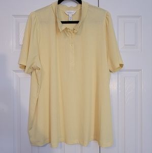 Addition Elle Yellow Top 4X